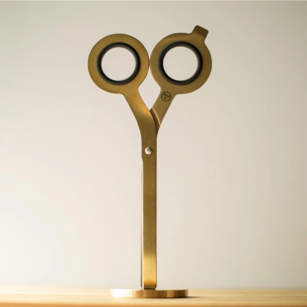 HMM SCISSORS 2 IN 1 - Professional Scissors with Base and Paper Cutter