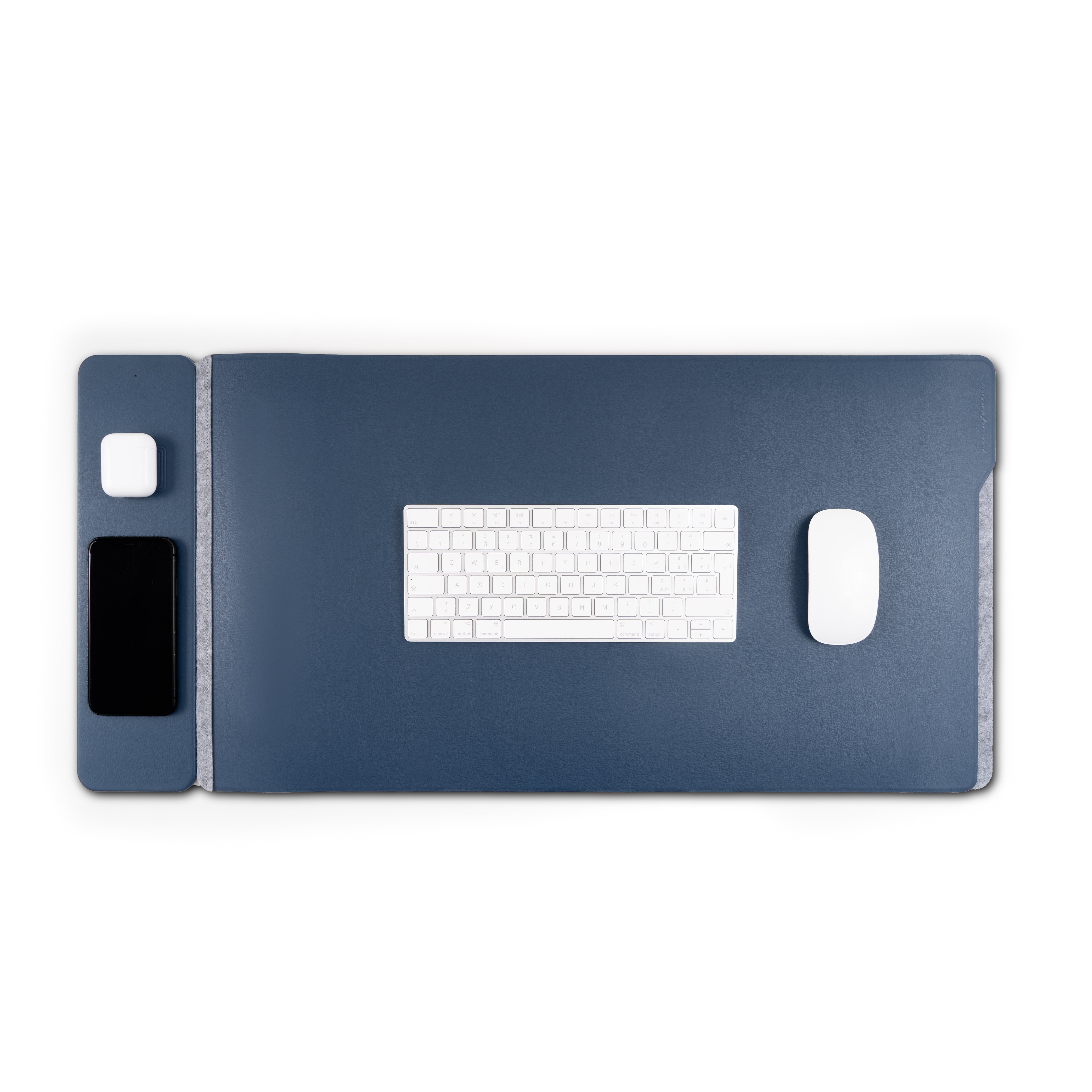 Pininfarina DeskPro con Ricarica Wireless – Sottomano da Scrivania Multifunzionale