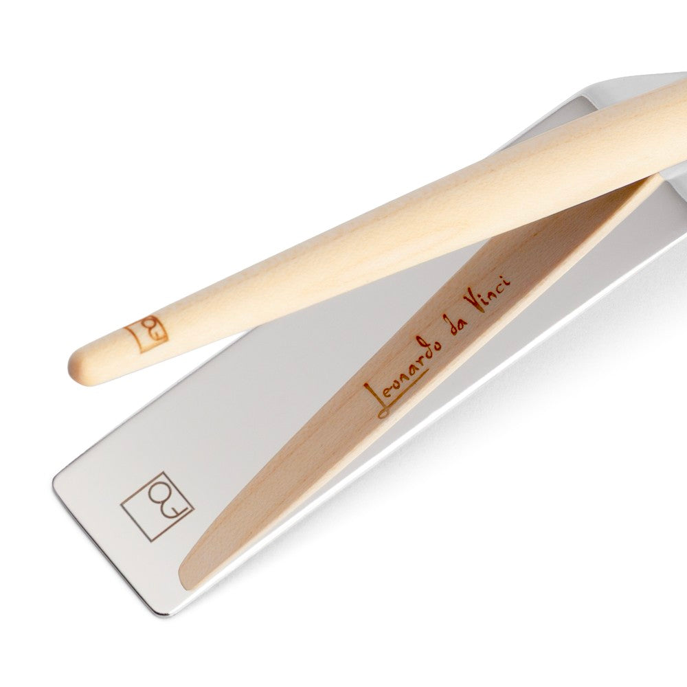 Forever Piuma Leonardo – Stilo in legno massello con punta Ethergraf® e base in acciaio