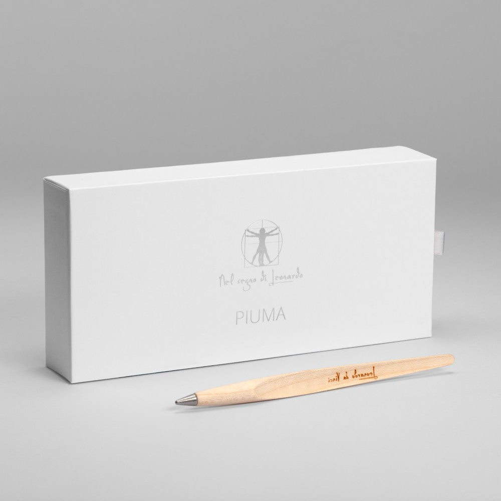 Forever Piuma Leonardo – Stilo in legno massello con punta Ethergraf® e base in acciaio