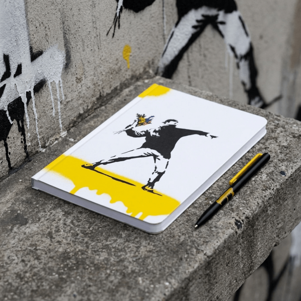 Pininfarina Shop - Set - Banksy Writing Set Collection – Set da scrittura con taccuino e penna a sfera