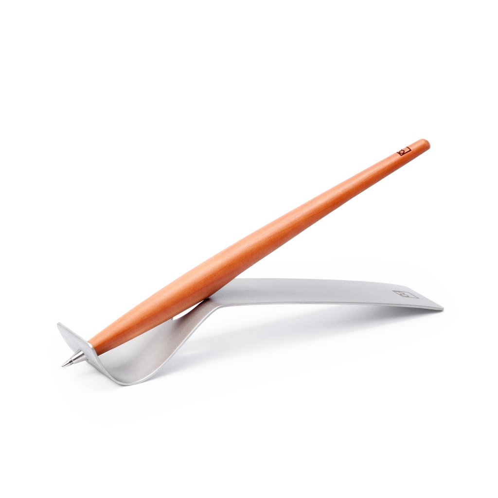 Pininfarina Shop - Penne e Stilo - Forever Piuma A Modern Classic Ink – Penna a sfera in legno massello con base in acciaio