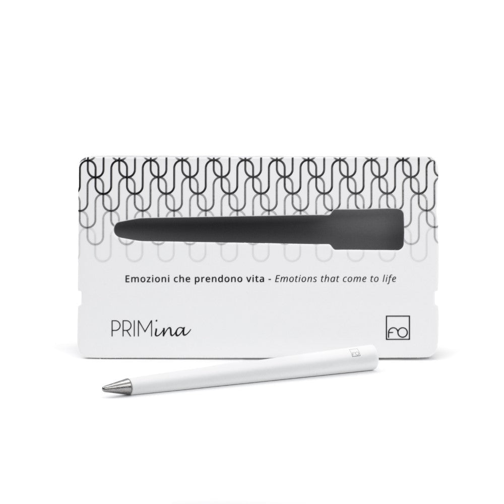 Pininfarina Shop - Penne e Stilo - Forever Primina B&W Edition – Stilo in Alluminio Verniciato con Puntale in Lega di Metalli Ethergraf®