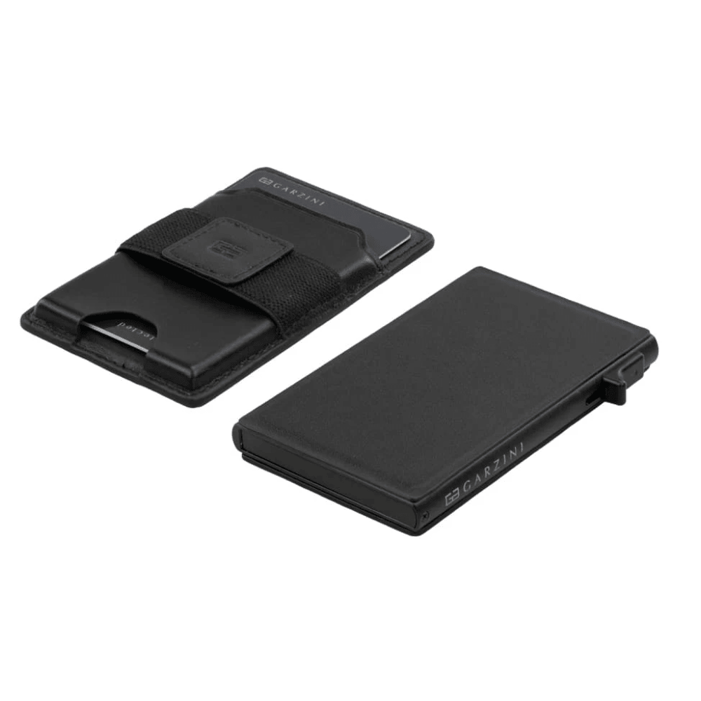 Pininfarina Shop - Portafogli e Portachiavi - Garzini MagSafe Metal Wallet – Portafoglio magnetico in pelle e metallo con protezione RFID