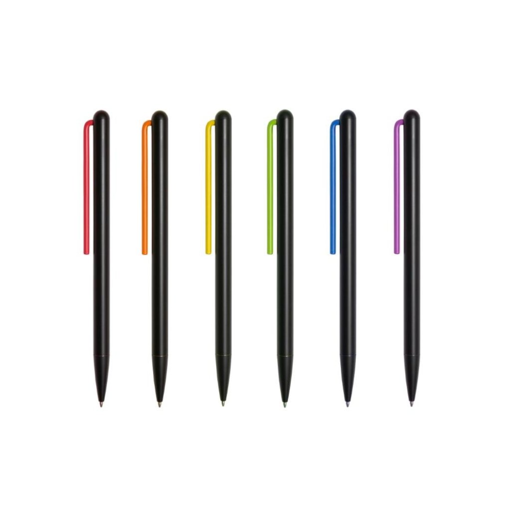 Pininfarina Shop - Penne e Stilo - GrafeeX Ballpoint – Penna a sfera di Design con clip colorata