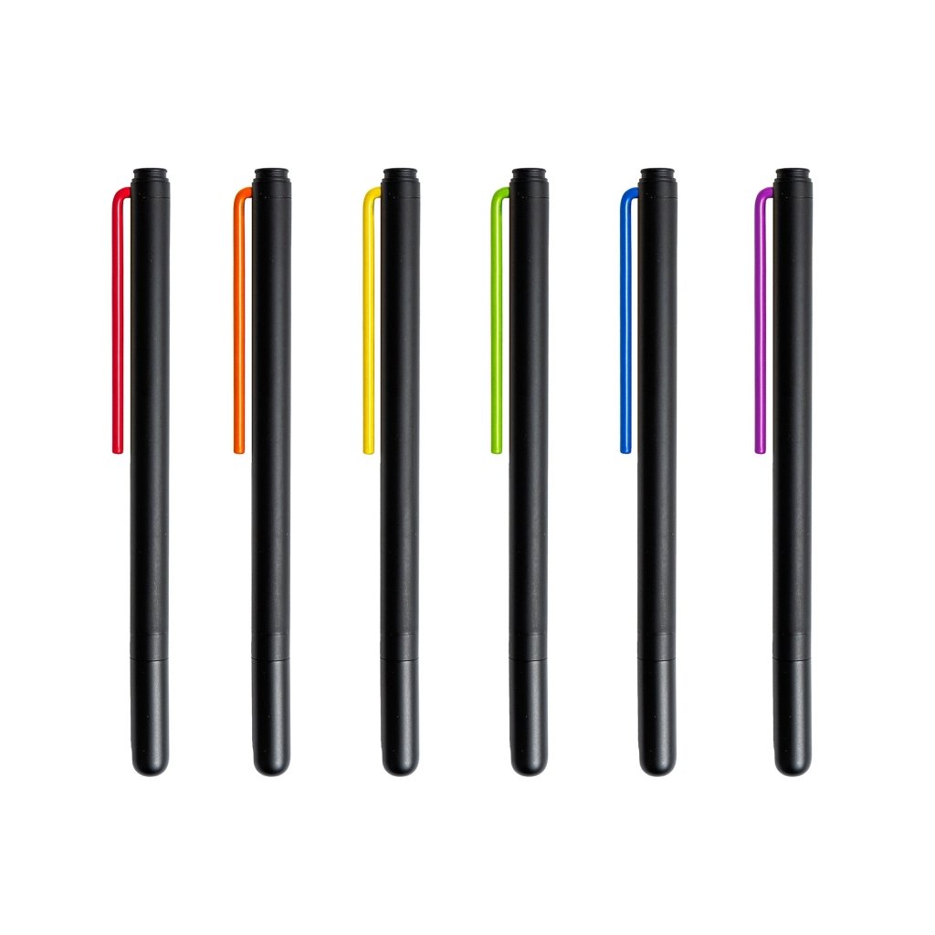 Pininfarina Shop - Penne e Stilo - GrafeeX Fountain - Penna stilografica con stelo in Ottone e clip colorata