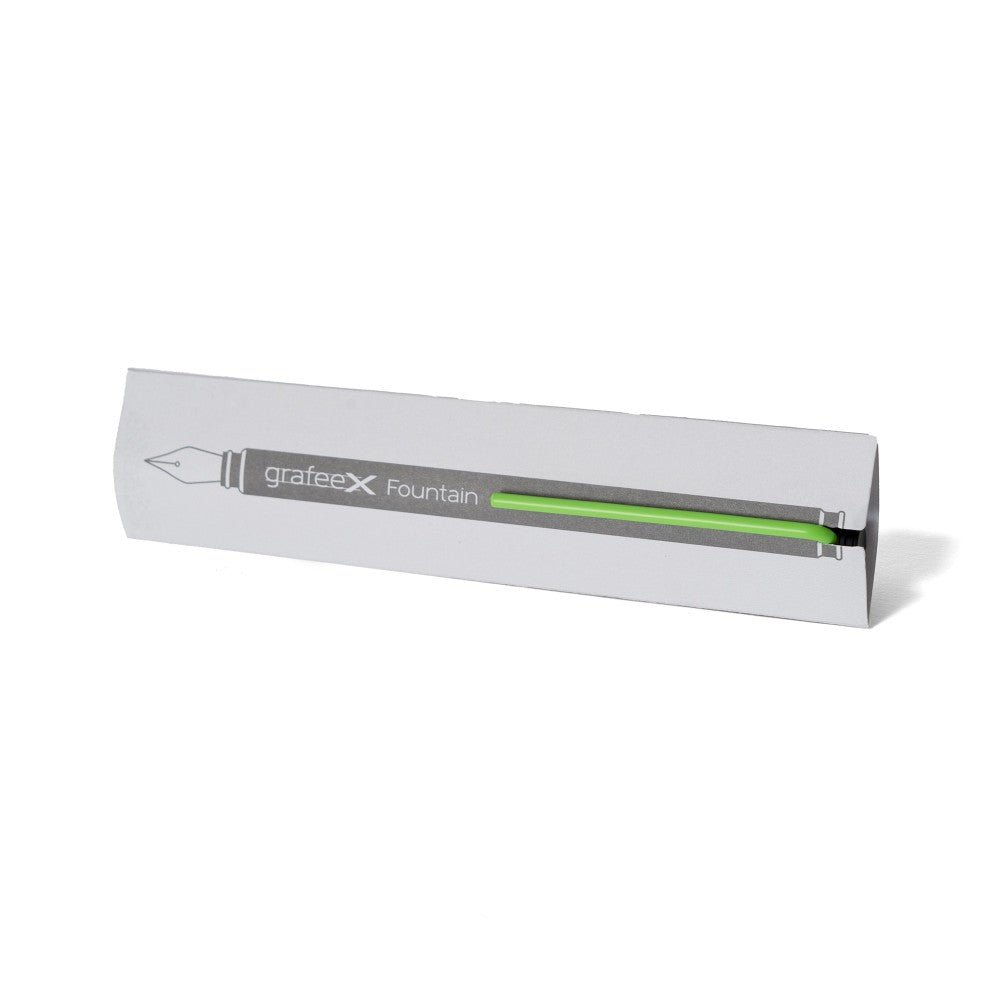 Pininfarina Shop - Penne e Stilo - GrafeeX Fountain - Penna stilografica con stelo in Ottone e clip colorata
