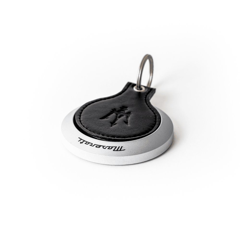 Pininfarina Shop - Portafogli e Portachiavi - Maserati Magnetic Keyring – Portachiavi Magnetico in Acciaio con Supporto da Parete