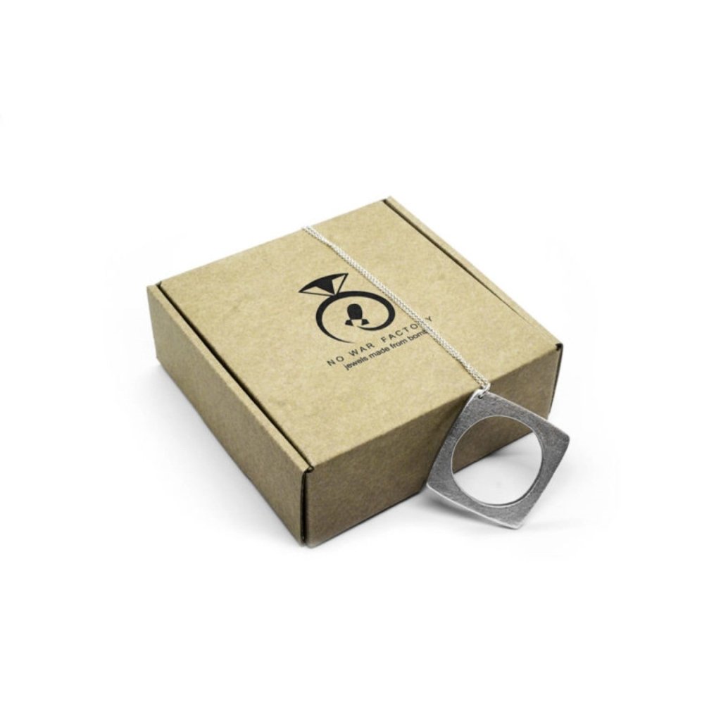 Pininfarina Shop - Gioielli - No War Factory Collana Quadrata