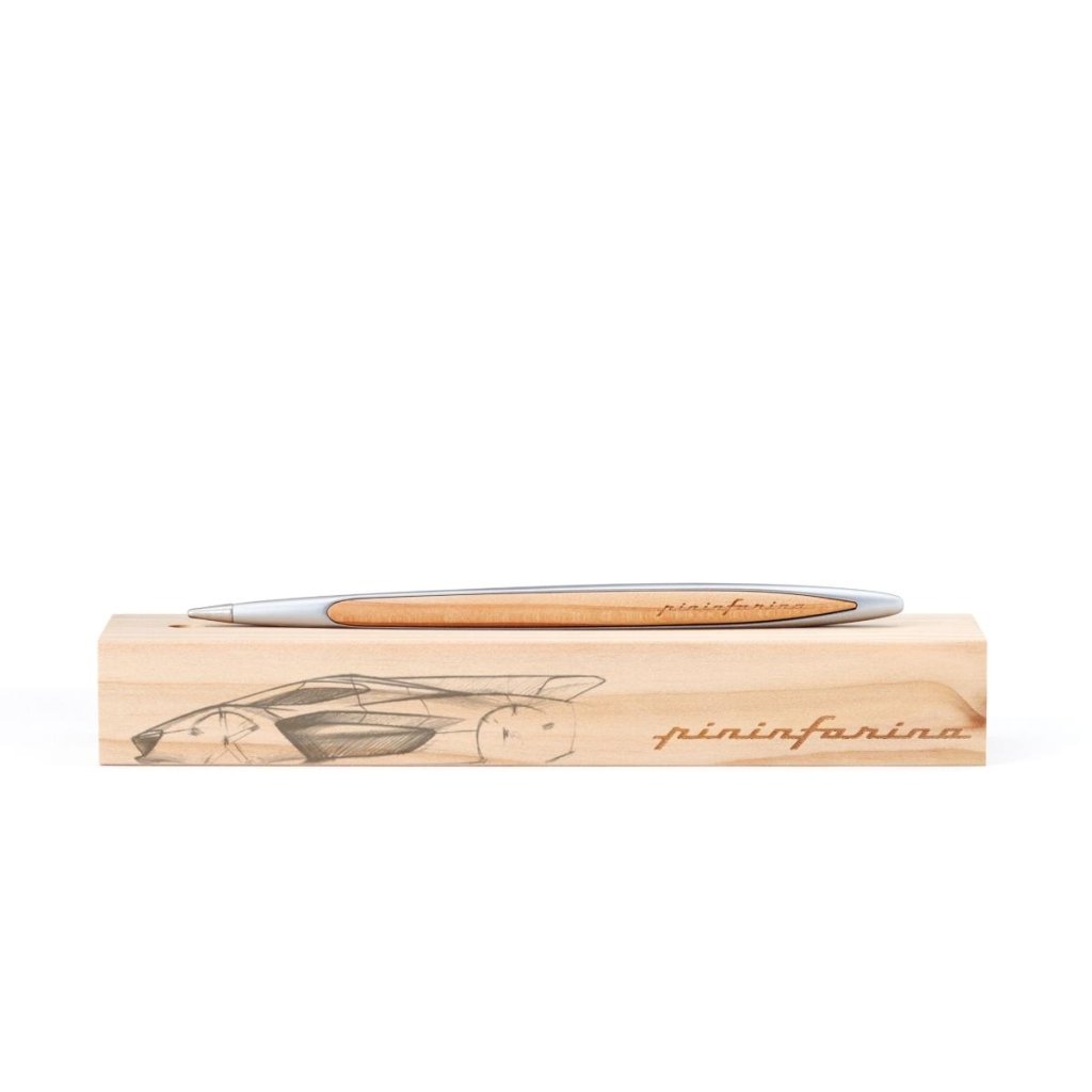 Pininfarina Shop - Penne e Stilo - Pininfarina Cambiano H2Speed – Stilo con punta in Ethergraf e base in cedro naturale