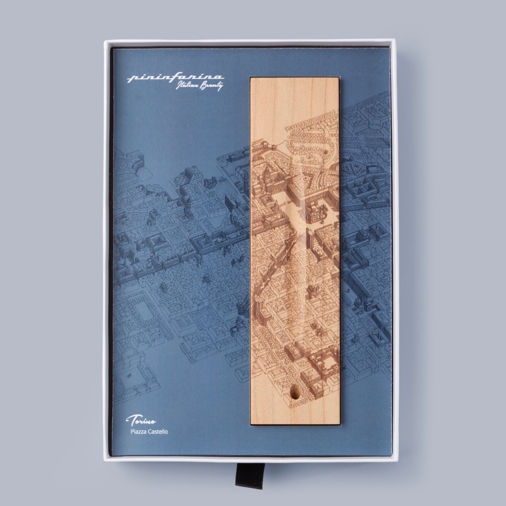 Pininfarina Shop - Penne e Stilo - Pininfarina Cambiano Italian Beauty Ink– Stilo con Punta a Sfera e Supporto in Legno di Cedro