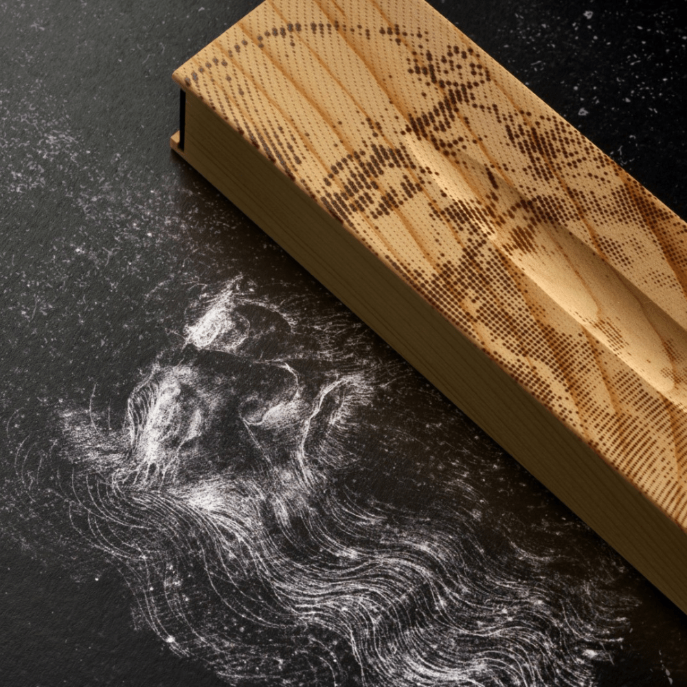 Pininfarina Shop - Penne e Stilo - Pininfarina Cambiano Leonardo 500th Ink – Penna a sfera con base da scrivania in legno