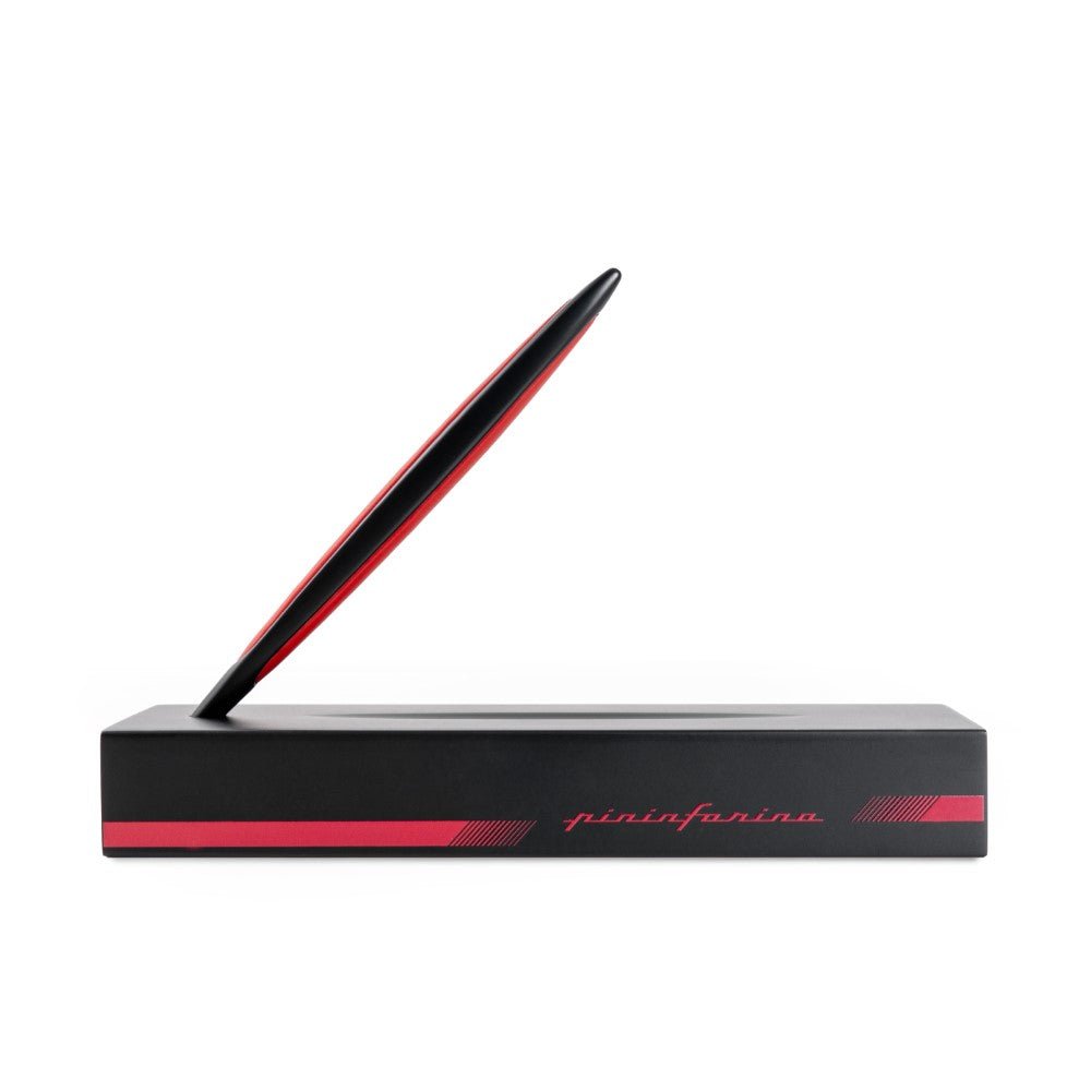 Pininfarina Shop - Penne e Stilo - Pininfarina Cambiano Race Ink – Stilo con Punta a sfera Supporto Racing da Scrivania