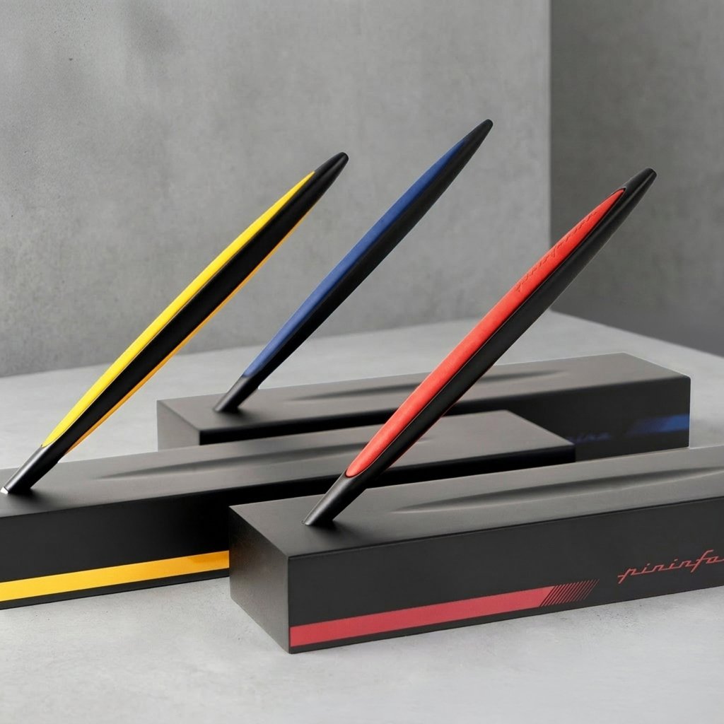 Pininfarina Shop - Penne e Stilo - Pininfarina Cambiano Race – Stilo con Punta Ethergraf Supporto Racing da Scrivania