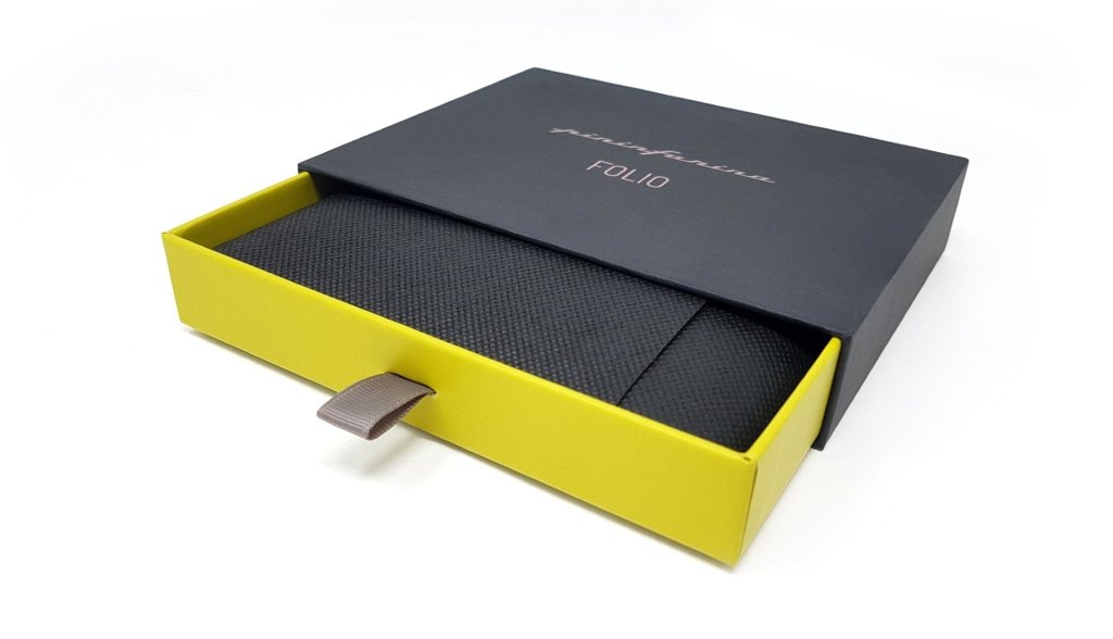 Pininfarina Shop - Accessori da scrivania - Pininfarina Folio Porta Penna Grande – Astuccio Artigianale in Nappa Blu