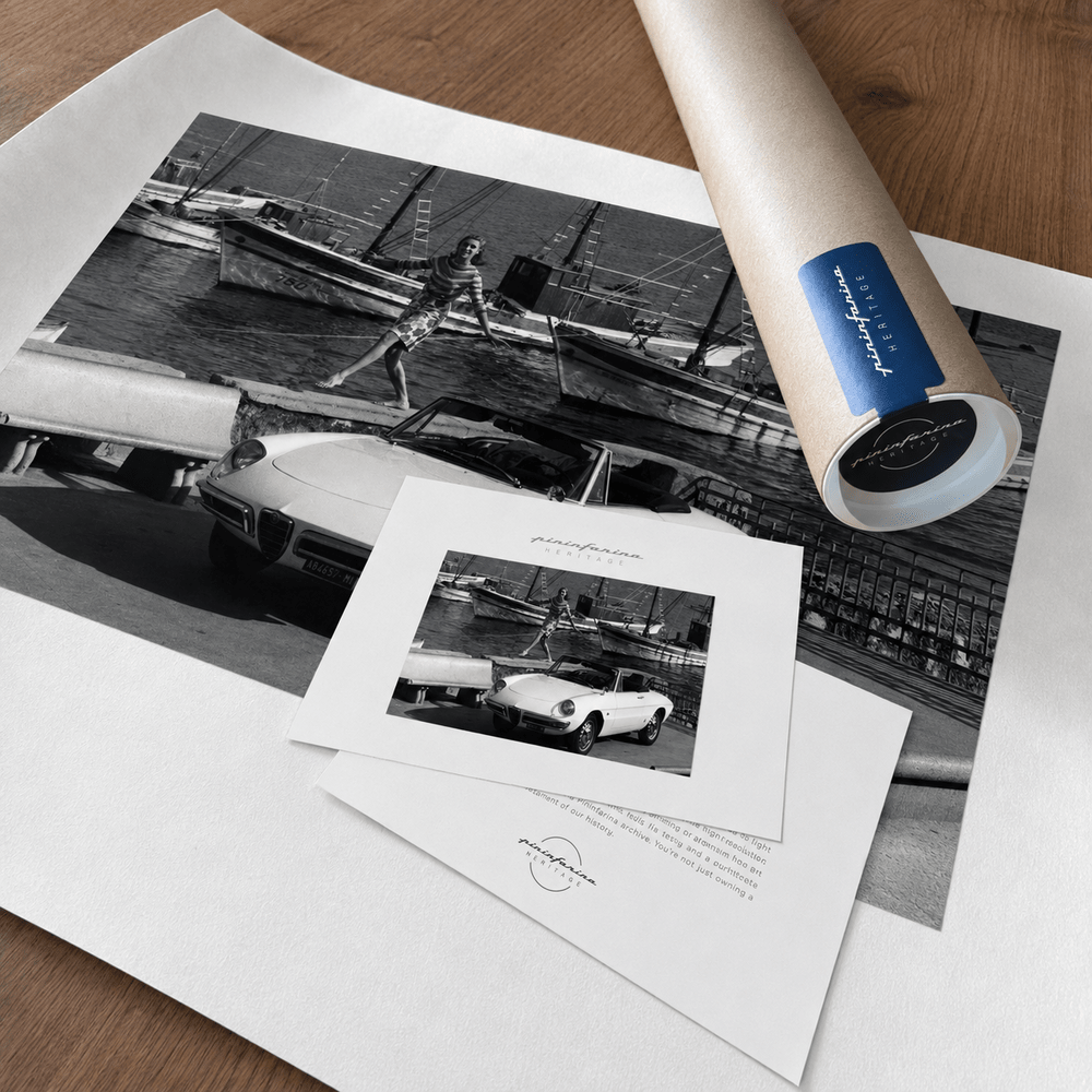 Pininfarina Shop - stampe - Pininfarina Heritage - Stampa da collezione - Alfa Romeo 1600 Spider Duetto