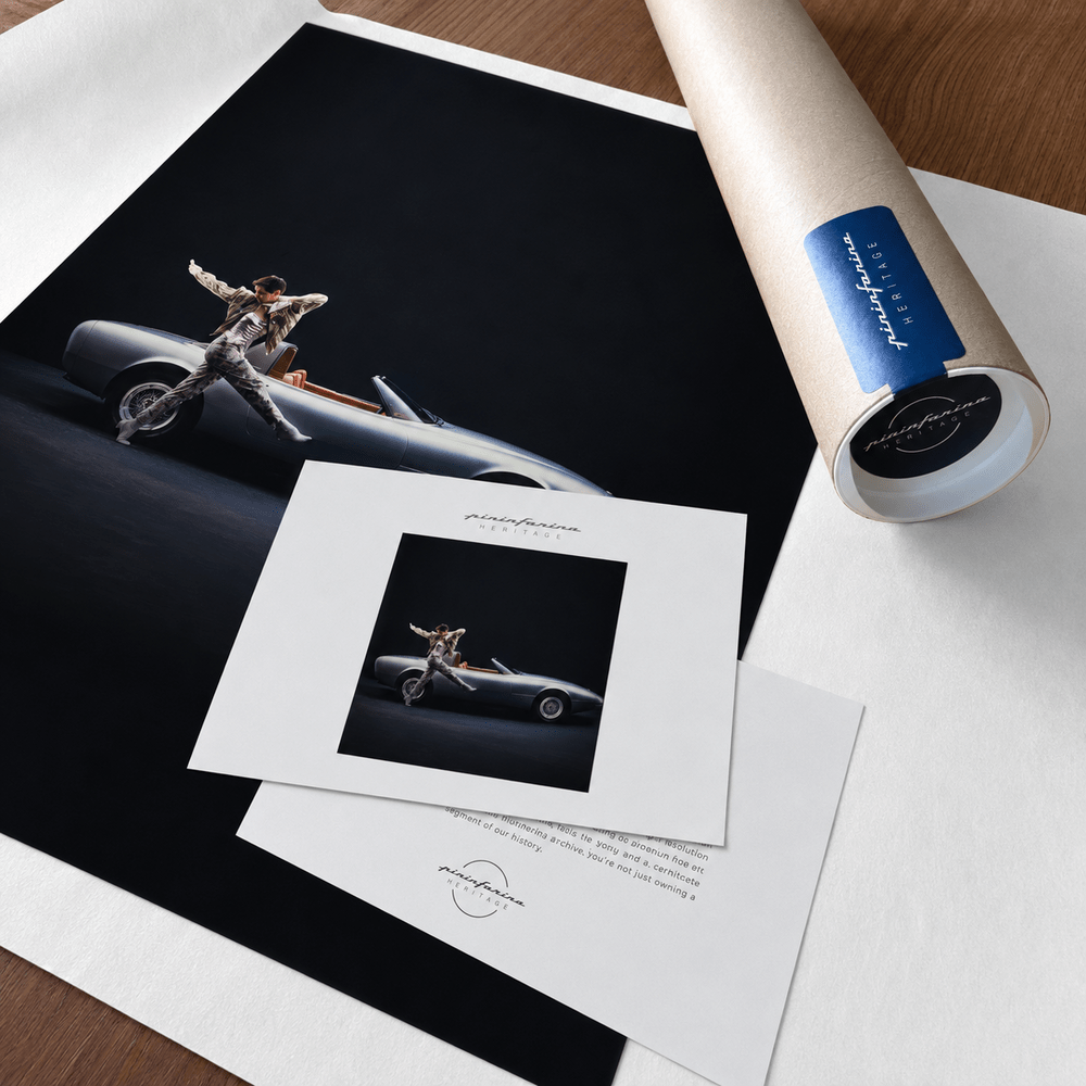 Pininfarina Shop - stampe - Pininfarina Heritage - Stampa da collezione - Jaguar XJ Spider