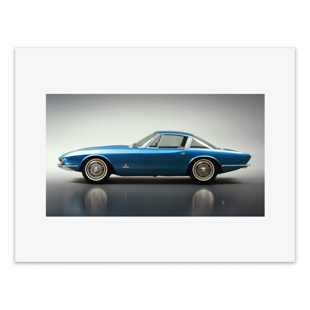 Pininfarina Shop - stampe - Pininfarina Heritage - Stampa da collezione - ST - Chevrolet Corvette Rondine