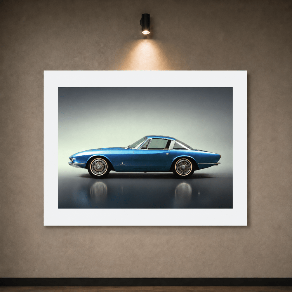 Pininfarina Shop - stampe - Pininfarina Heritage - Stampa da collezione - ST - Chevrolet Corvette Rondine