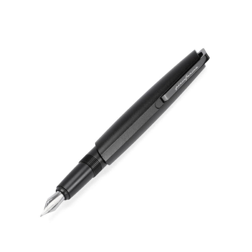 Pininfarina Shop - Penne e Stilo - Pininfarina PF GO Fountain – Penna Stilografica in Alluminio con Pennino in Acciaio e Iridio