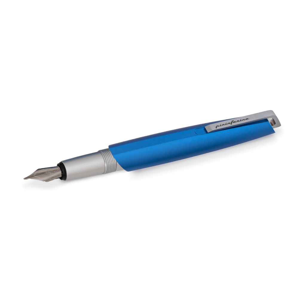 Pininfarina Shop - Penne e Stilo - Pininfarina PF GO Fountain – Penna Stilografica in Alluminio con Pennino in Acciaio e Iridio