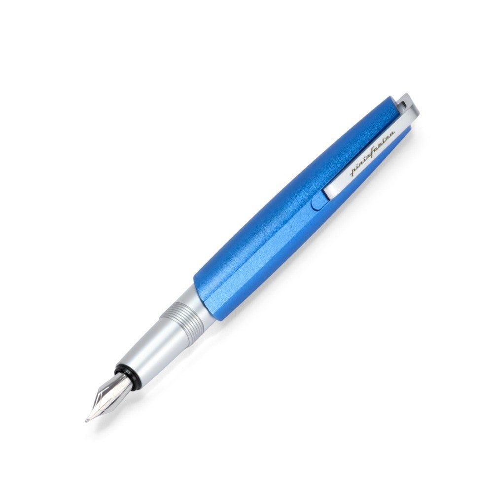 Pininfarina Shop - Penne e Stilo - Pininfarina PF GO Fountain – Penna Stilografica in Alluminio con Pennino in Acciaio e Iridio
