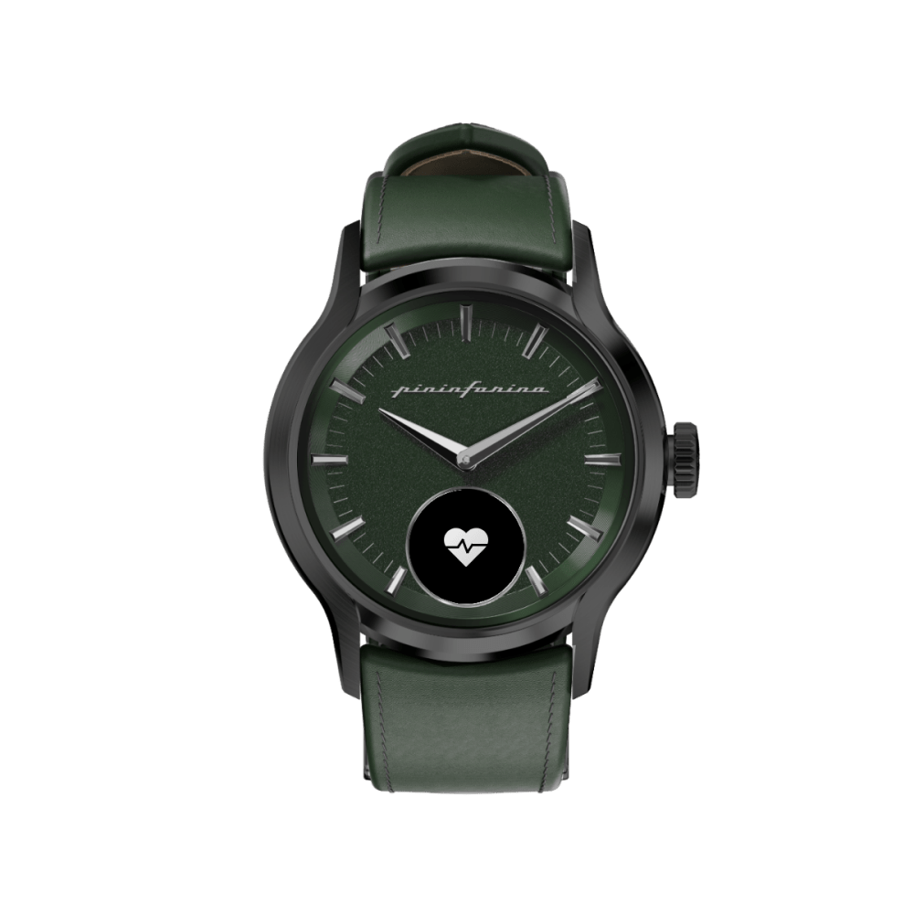 Pininfarina Shop - orologi - Pininfarina Pura Hybrid Smartwatch - Orologio classico con micro display multifunzione