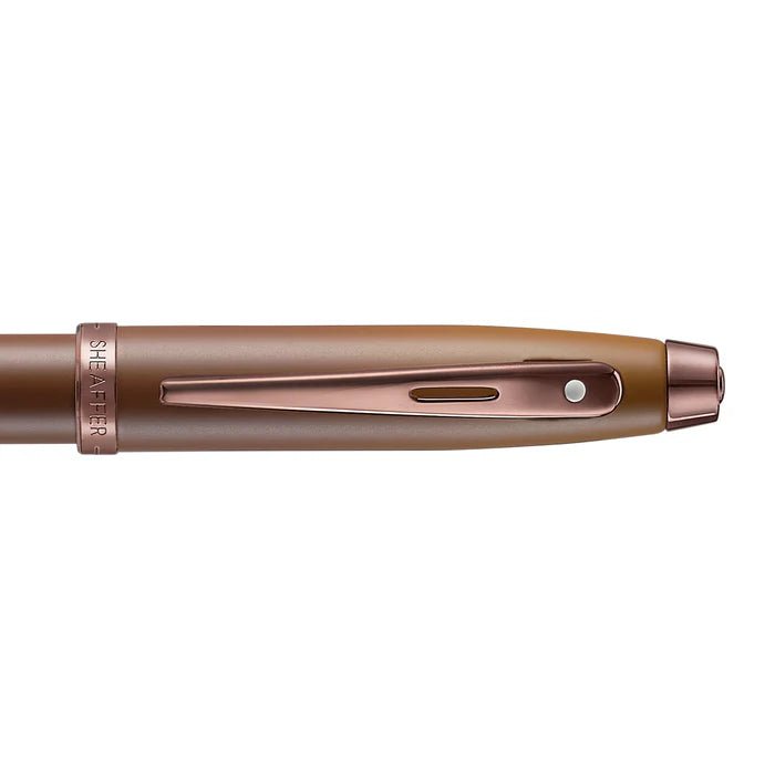 Pininfarina Shop - Penne e Stilo - Sheaffer 100 Coffee Edition – Penna a sfera Matt Brown con finiture Regal Brown PVD