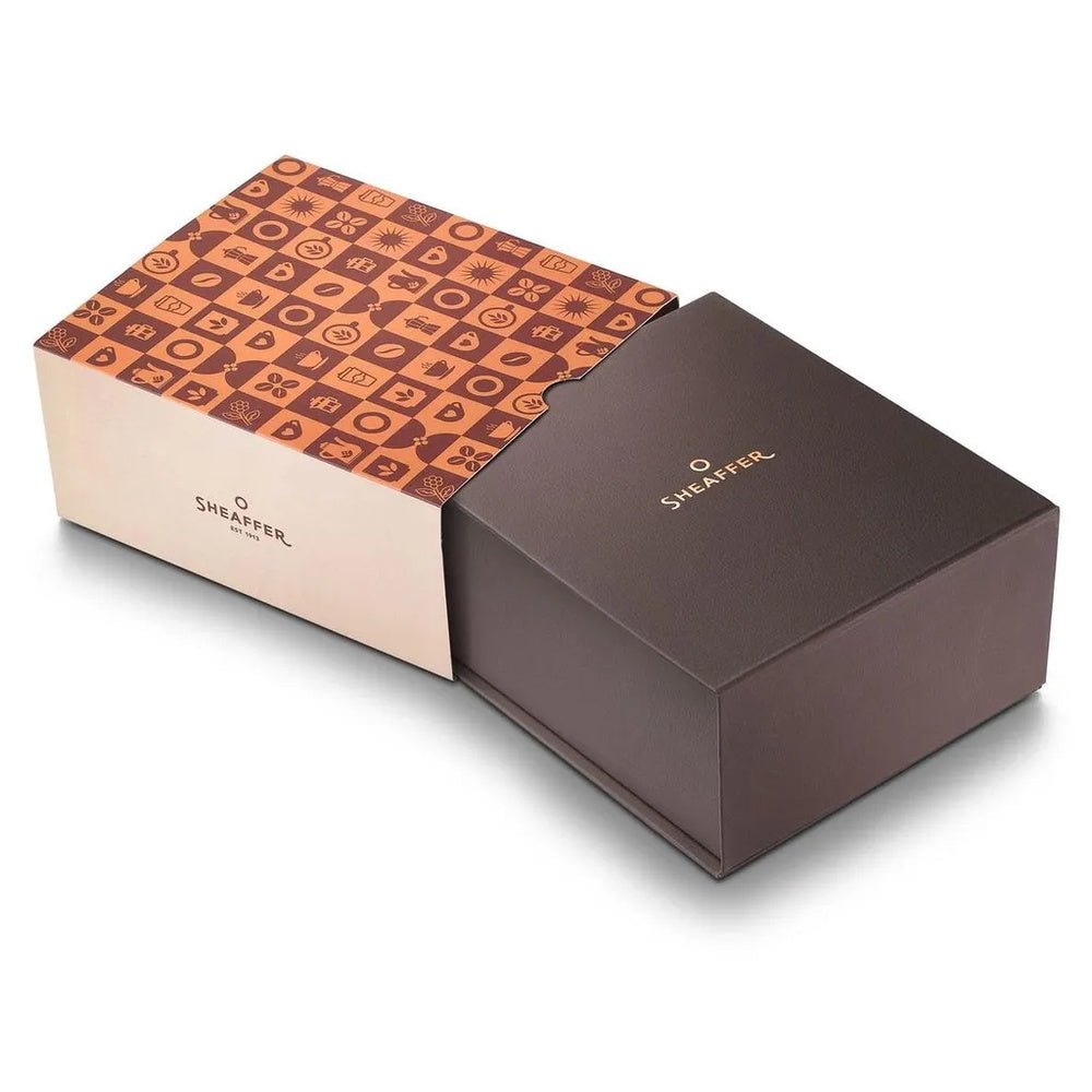Pininfarina Shop - Penne e Stilo - SHEAFFER 100 Coffee Edition – Set stilografica con inchiostro profumato al caffè