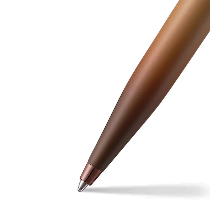 Pininfarina Shop - Penne e Stilo - Sheaffer VFM Coffee Edition – Penna a sfera Matt Brown con finiture Regal Brown PVD