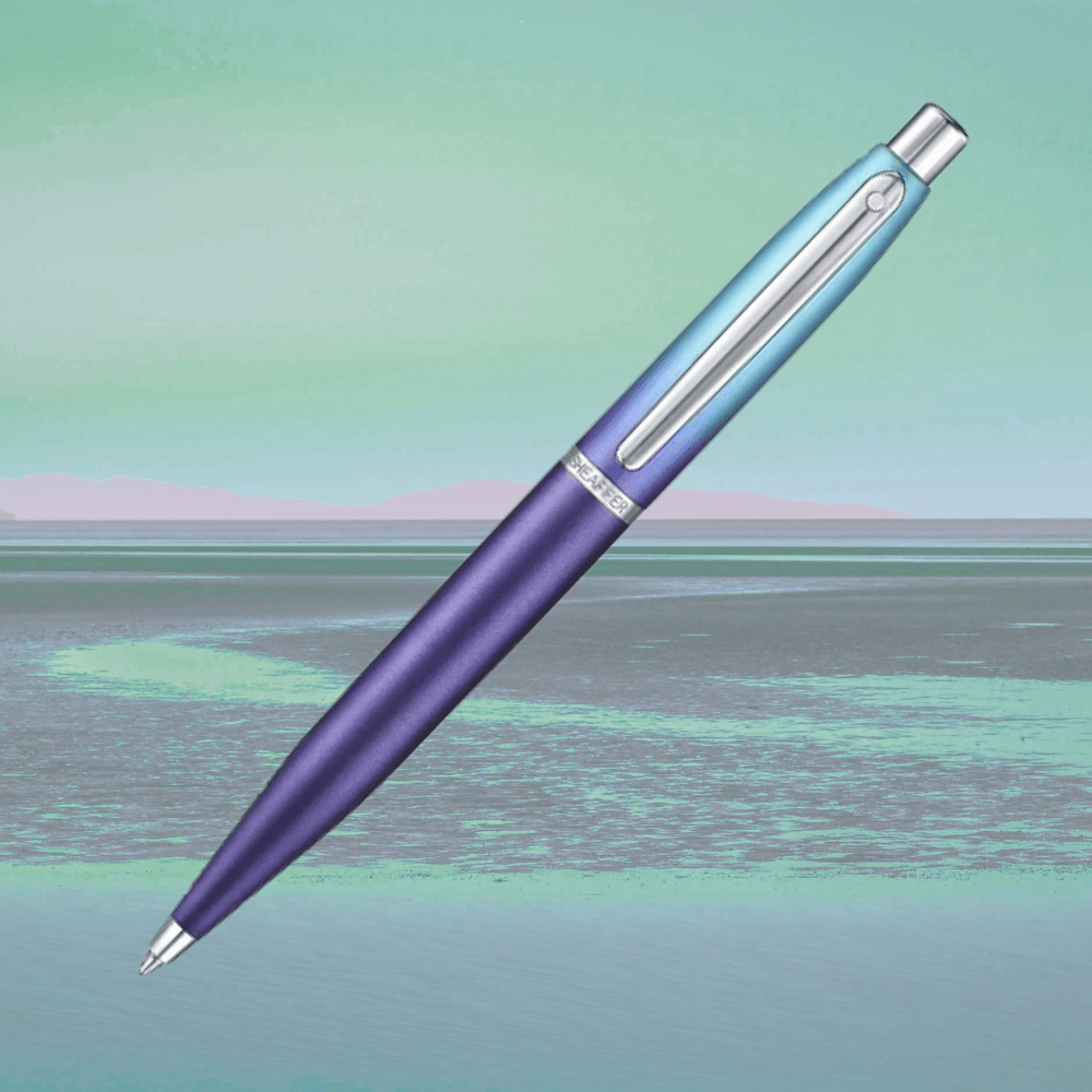 Pininfarina Shop - Penne e Stilo - Sheaffer VFM Expressions – Penna a sfera Blue & Purple Pearlised e finiture cromate
