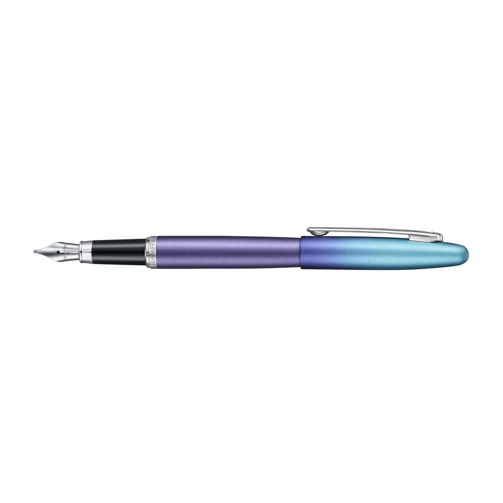 Pininfarina Shop - Penne e Stilo - Sheaffer VFM Expressions – Penna stilografica Blue & Purple Pearlised Gradient con finiture cromate