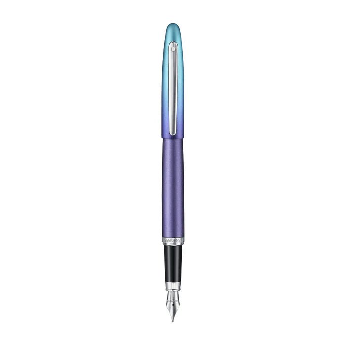 Pininfarina Shop - Penne e Stilo - Sheaffer VFM Expressions – Penna stilografica Blue & Purple Pearlised Gradient con finiture cromate