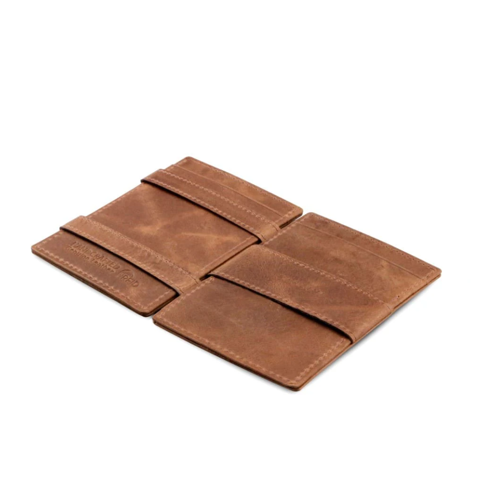 Garzini  Magic Wallet Pull Tab Cavare- Portafogli in pelle con tecnologia Rfid