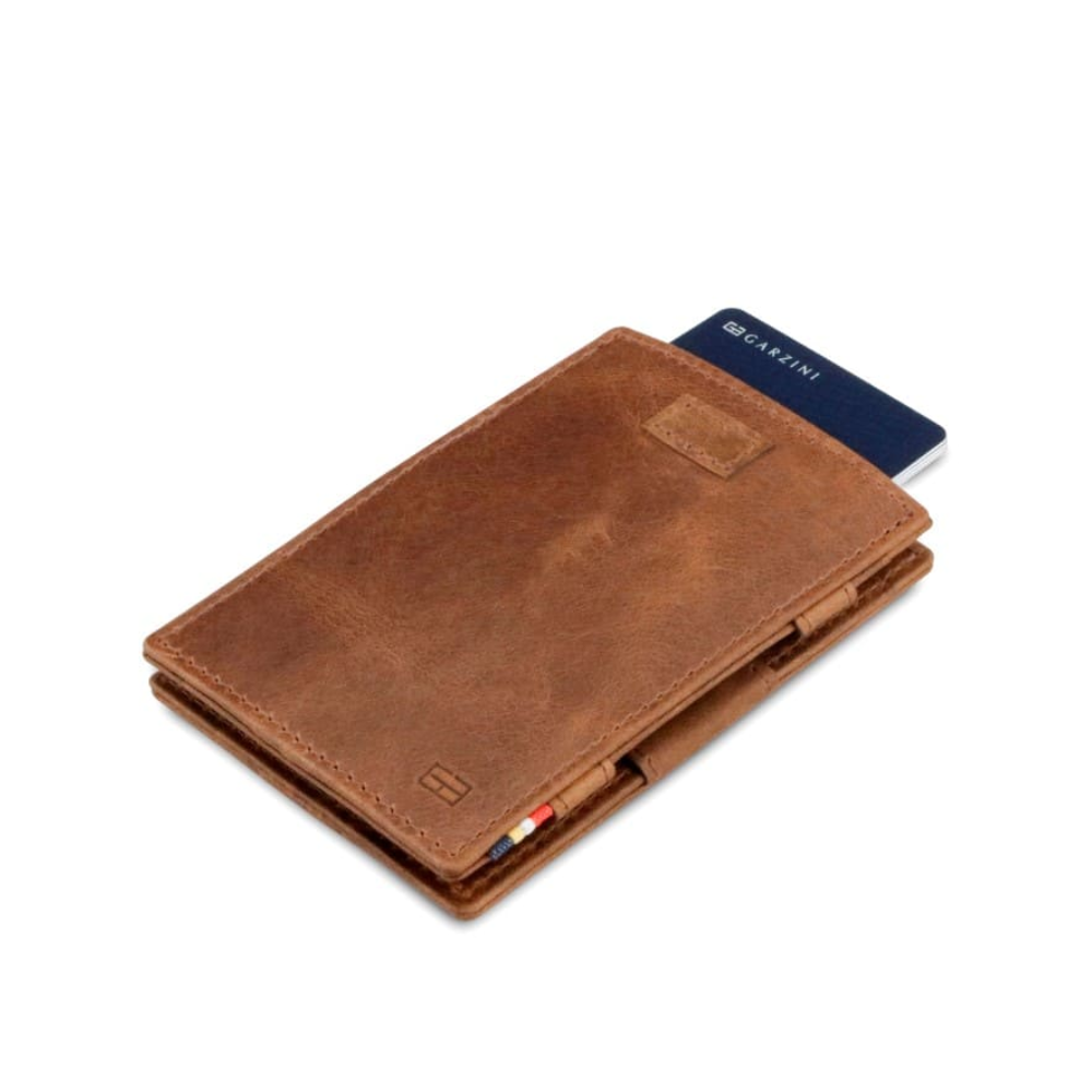 Garzini  Magic Wallet Pull Tab Cavare- Portafogli in pelle con tecnologia Rfid