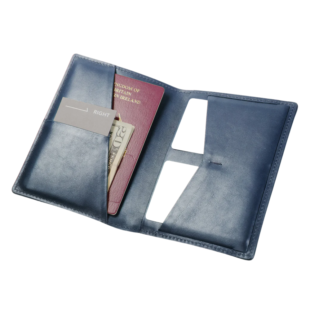 GRAMS28 126 Passport Wallet – Portapassaporto in pelle nappa italiana