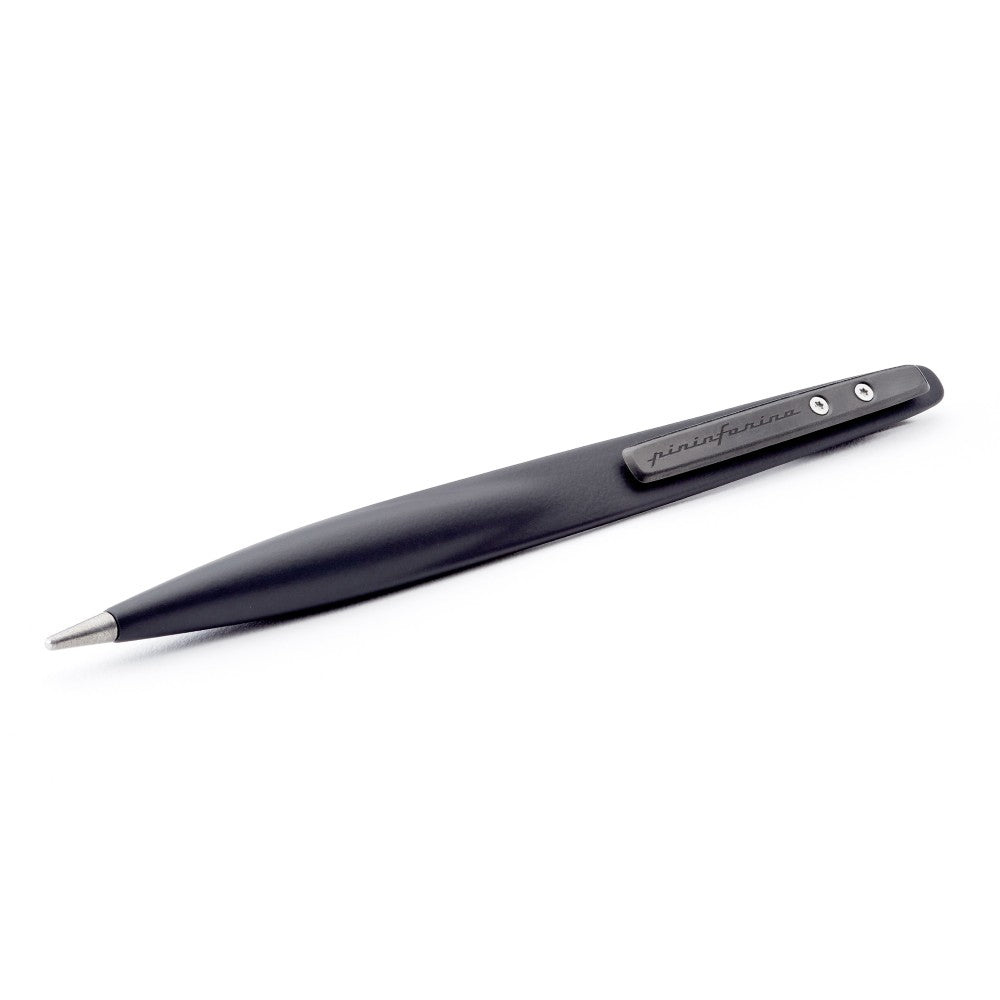 Pininfarina Space X Black – Stilo con Tecnologia Ethergraf® e Supporto da Scrivania in Alluminio