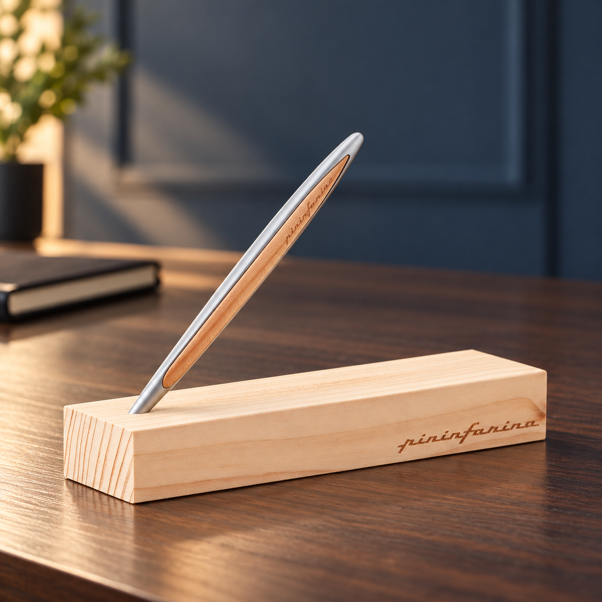 Pininfarina Cambiano Classic Cedro INK - Penna a sfera con base in legno massello naturale