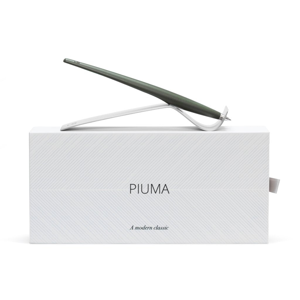 Pininfarina Shop - Penne e Stilo - Forever Piuma A Modern Classic Ink – Penna a sfera in legno massello con base in acciaio