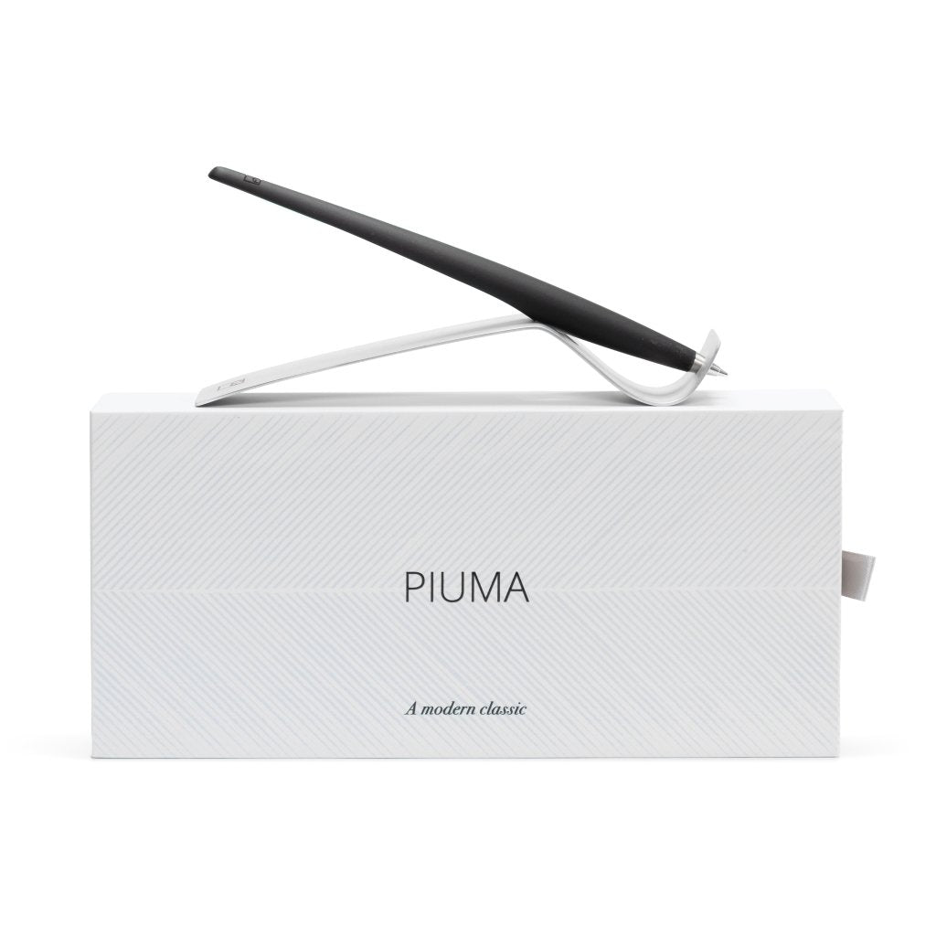 Pininfarina Shop - Penne e Stilo - Forever Piuma A Modern Classic Ink – Penna a sfera in legno massello con base in acciaio