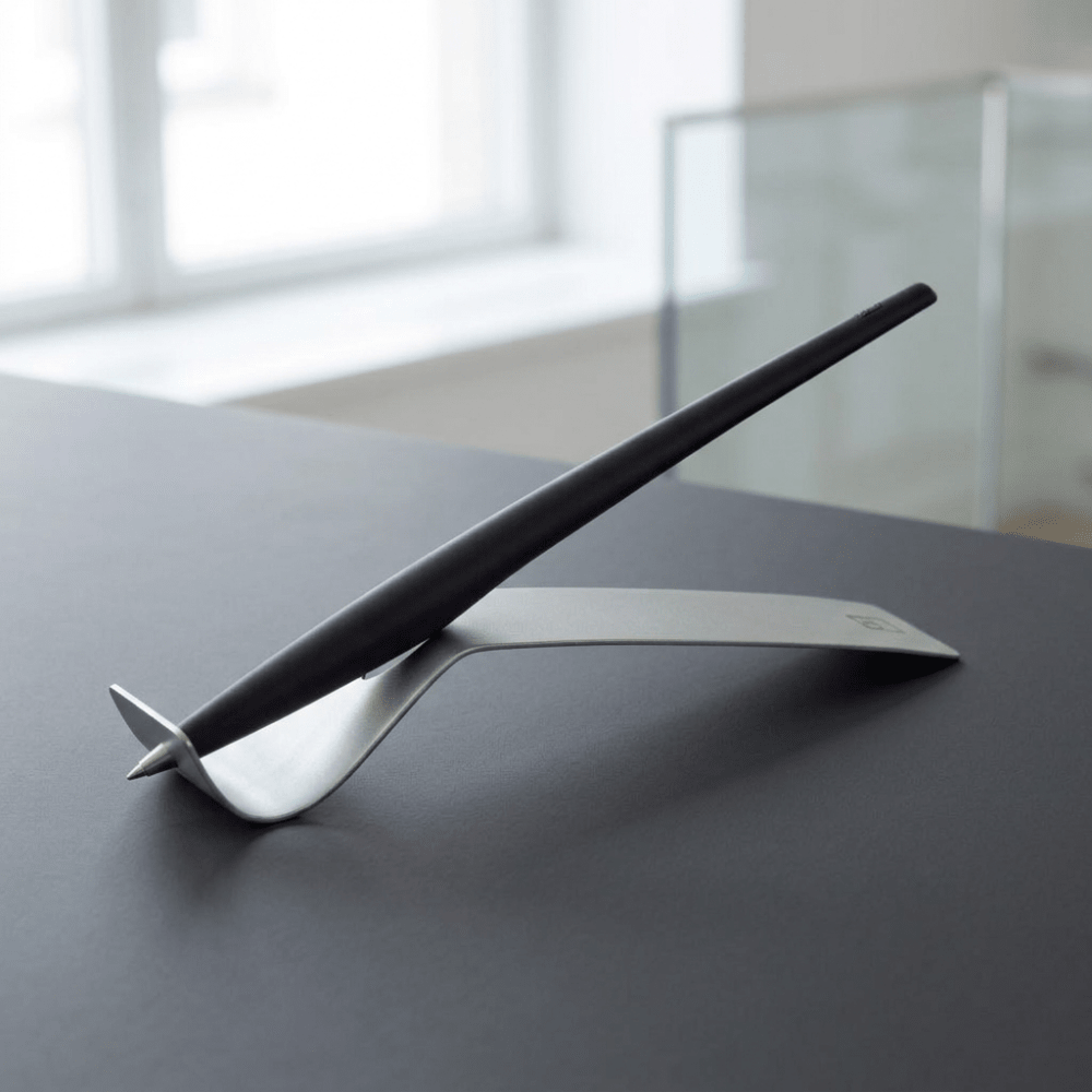 Pininfarina Shop - Penne e Stilo - Forever Piuma A Modern Classic Ink – Penna a sfera in legno massello tinto con base in acciaio satinato