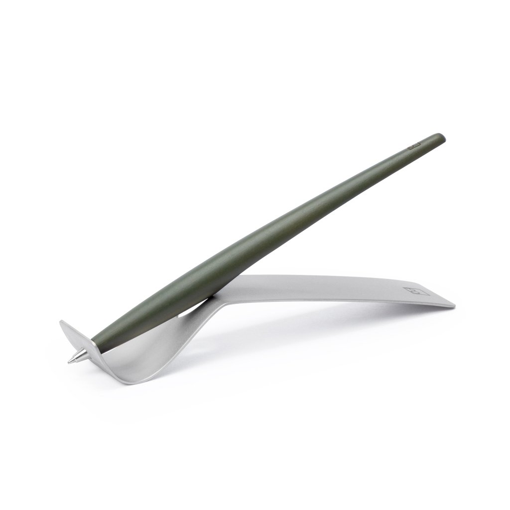 Pininfarina Shop - Penne e Stilo - Forever Piuma A Modern Classic Ink – Penna a sfera in legno massello con base in acciaio