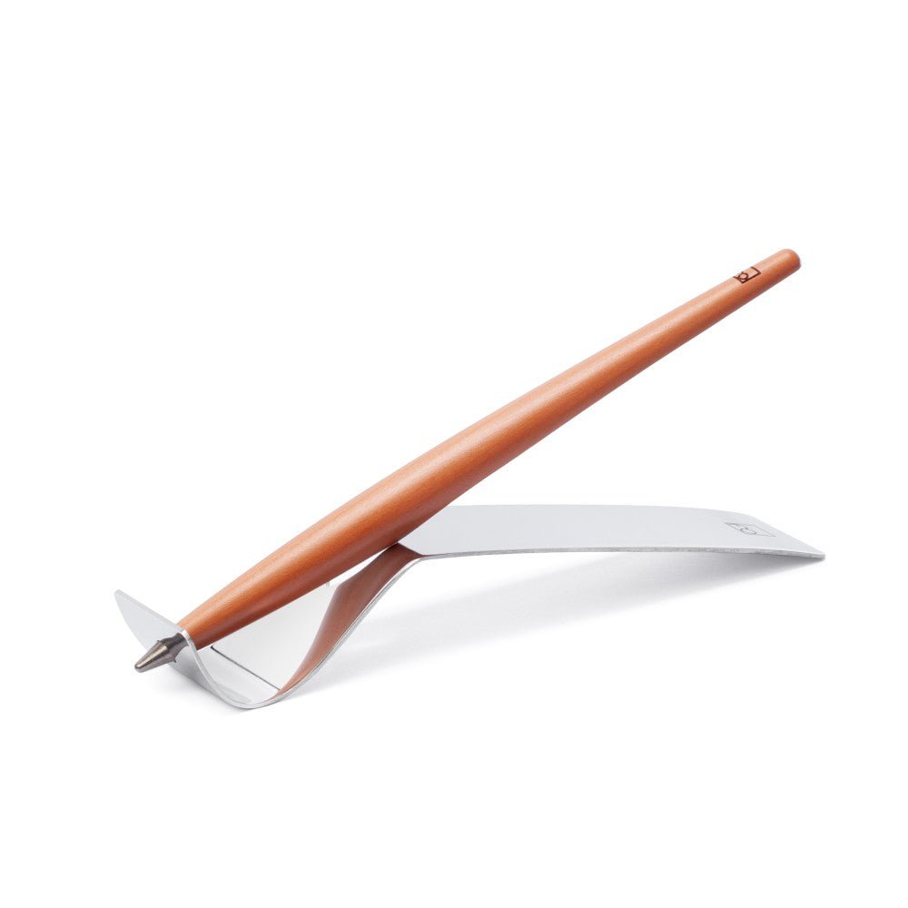 Pininfarina Shop - Penne e Stilo - Forever Piuma Leonardo 500th – Stilo in legno massello con punta Ethergraf® e base in acciaio