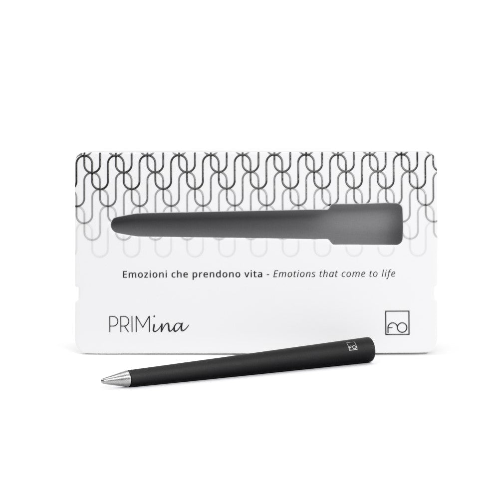 Pininfarina Shop - Penne e Stilo - Forever Primina B&W Edition – Stilo in Alluminio Verniciato con Puntale in Lega di Metalli Ethergraf®