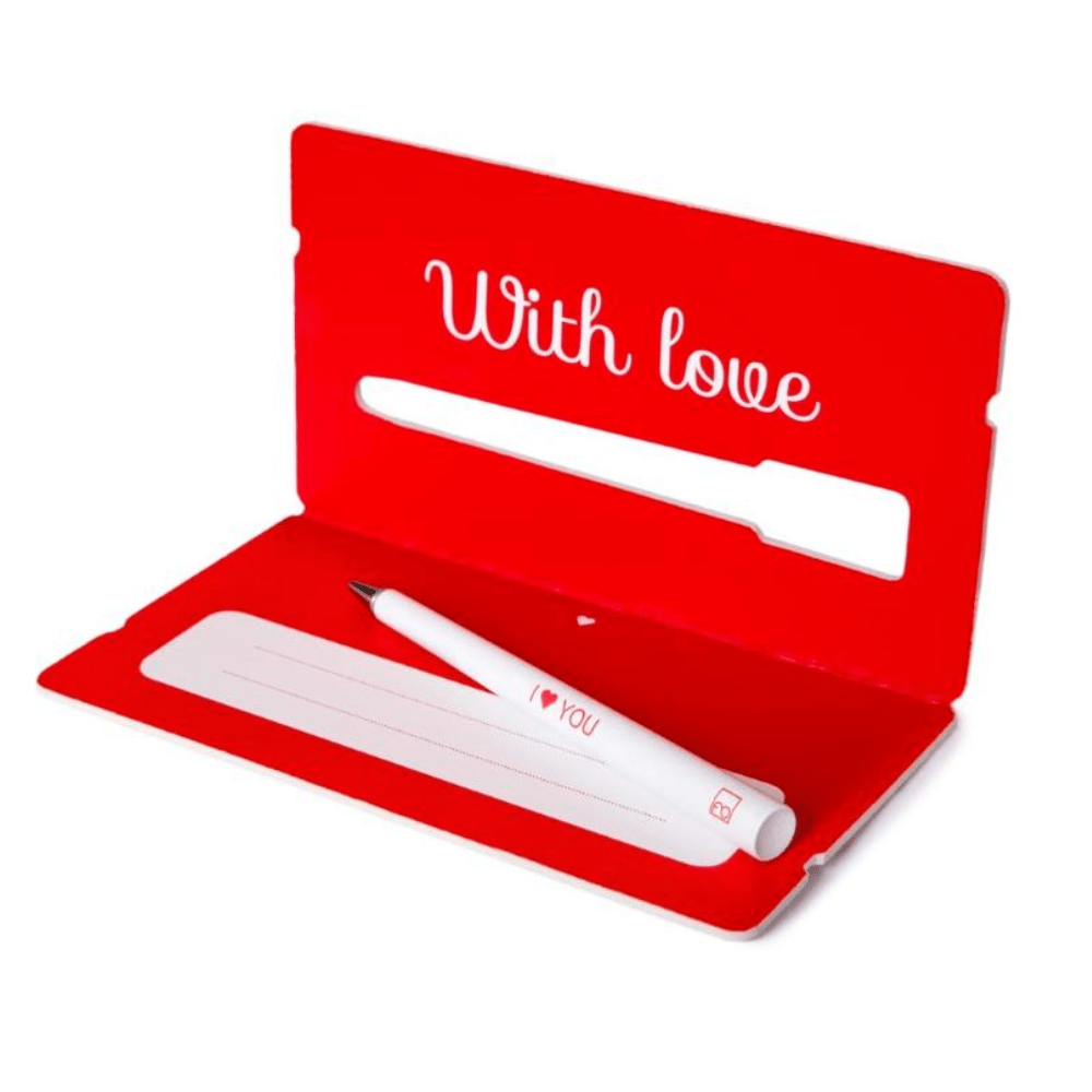 Pininfarina Shop - Penne e Stilo - Forever Primina "I Love You" – Stilo Small - Size in Alluminio con Puntale in Lega di Metalli Ethergraf®
