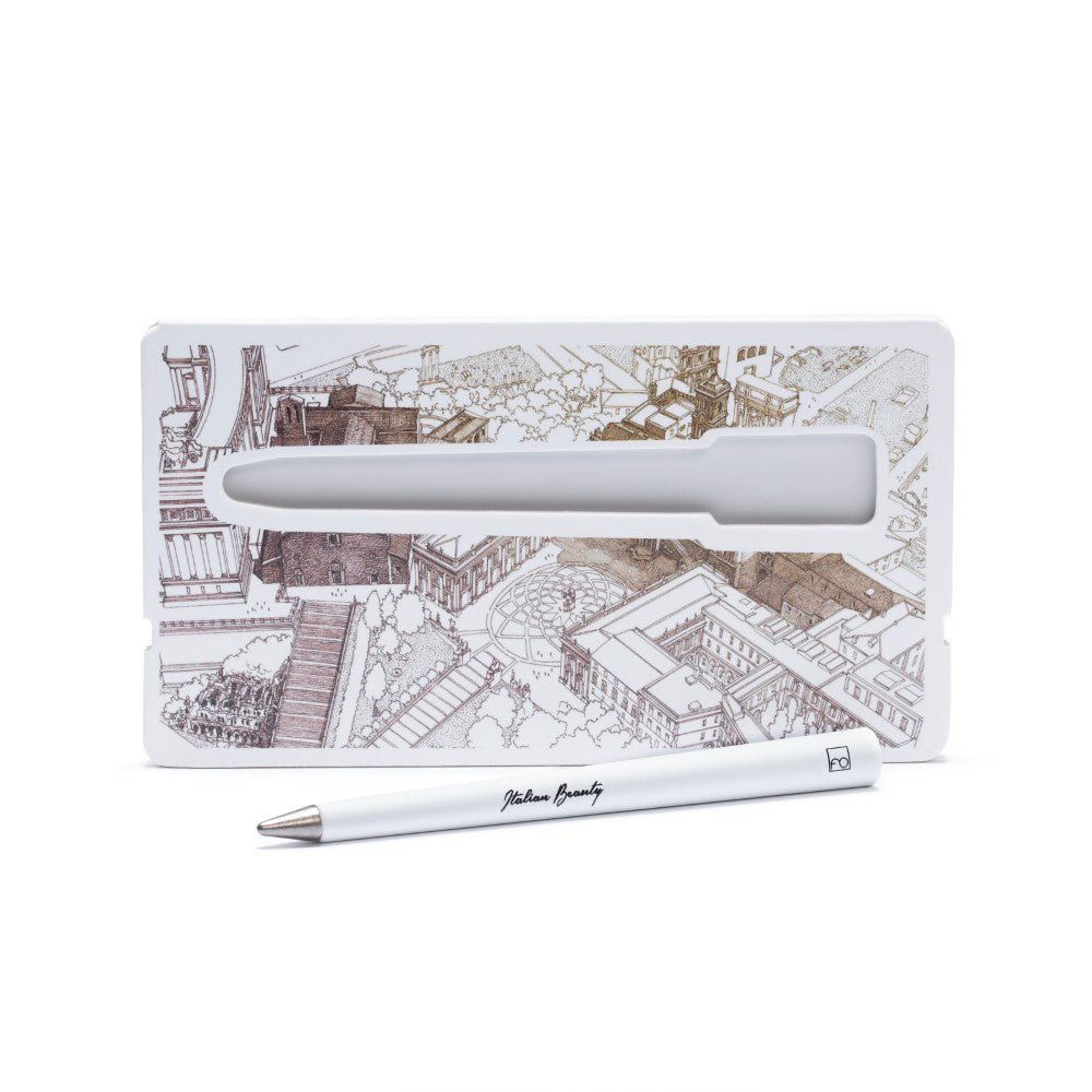 Pininfarina Shop - Penne e Stilo - Forever Primina Italian Beauty – Stilo in Alluminio Decorato, Special Edition con Puntale Ethergraf