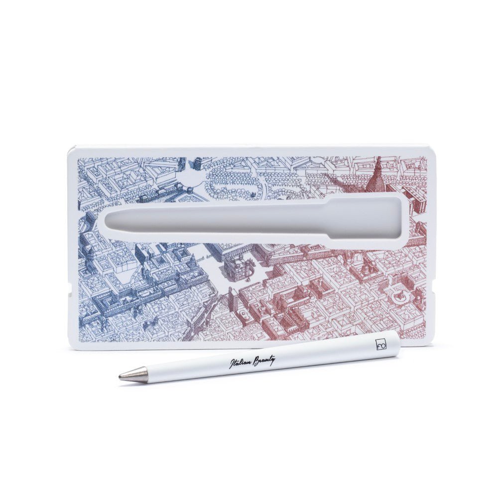 Pininfarina Shop - Penne e Stilo - Forever Primina Italian Beauty – Stilo in Alluminio Decorato, Special Edition con Puntale Ethergraf