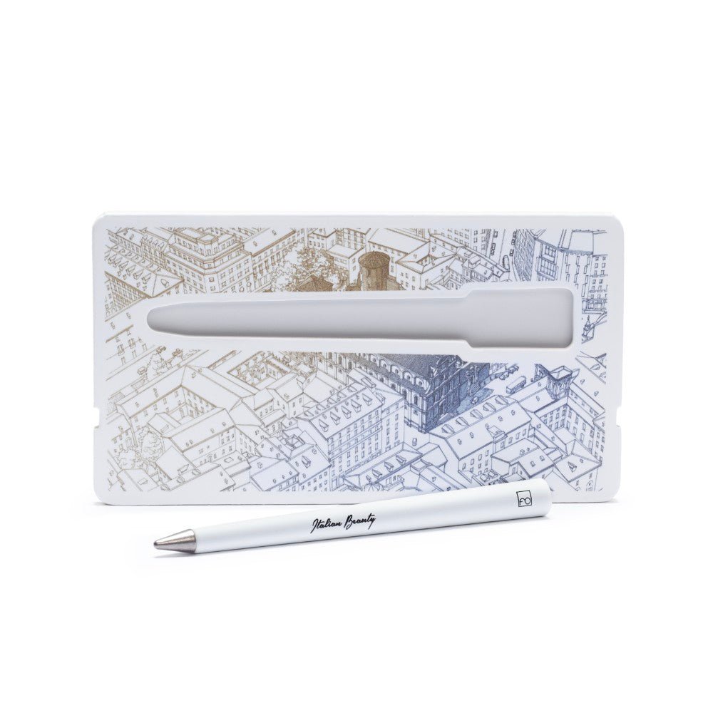Pininfarina Shop - Penne e Stilo - Forever Primina Italian Beauty – Stilo in Alluminio Decorato, Special Edition con Puntale Ethergraf