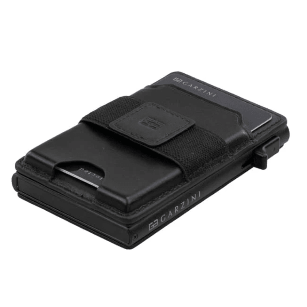 Pininfarina Shop - Portafogli e Portachiavi - Garzini MagSafe Metal Wallet – Portafoglio magnetico in pelle e metallo con protezione RFID