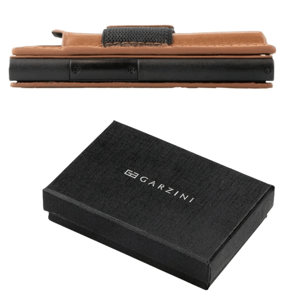 Pininfarina Shop - Portafogli e Portachiavi - Garzini MagSafe Metal Wallet – Portafoglio magnetico in pelle e metallo con protezione RFID